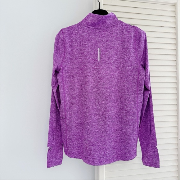 NEW♥️NIKE ELEMENT QUARTER ZIP PULLOVER TOP SHIRT XS PURPLE RUNNING GOLF WORKOUT - Picture 2 of 6